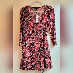 White House Black Market Floral Skort Romper